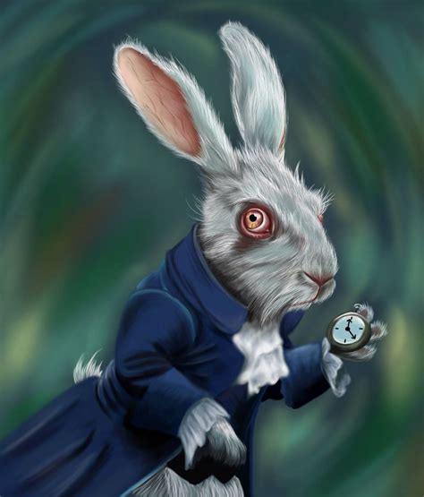 White rabbit Alice in wonderland Fan art | White rabbit alice in wonderland, Alice in wonderland ...