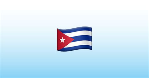 Bandera: Cuba Emoji 🇨🇺