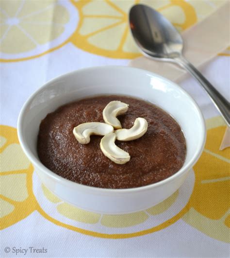 Spicy Treats: Semolina chocolate Pudding / Chocolate Kesari