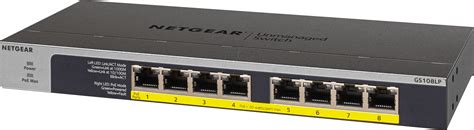 NETGEAR GS108LP: 8-port Gigabit Ethernet switch, PoE at reichelt elektronik