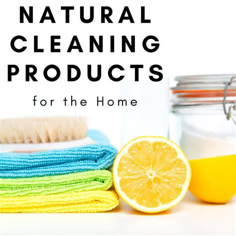 Natural Cleaning Products for the Home - Homemade and Happy