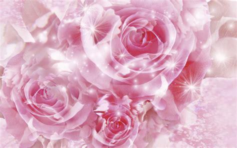 Pretty Pink Roses - Roses Wallpaper (34610924) - Fanpop