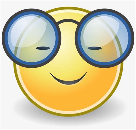 Happy Nerd Emoji - Eyes With Glasses Clip Art Transparent PNG ...