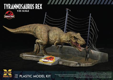 Jurassic Park T-Rex 1/35 Scale Model Kit – Kapow Toys