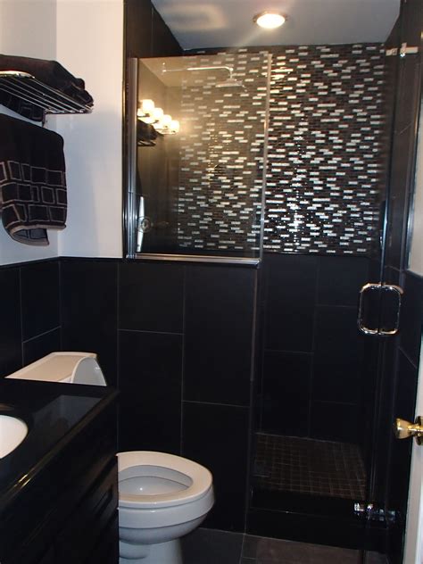 30+ Modern Small Black Bathroom