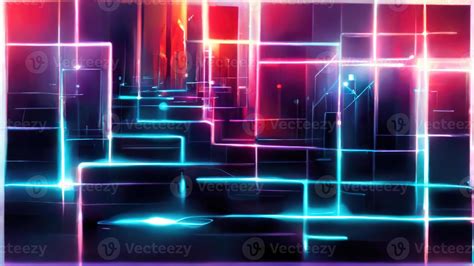 abstract neon light lines. Abstract illustration art 11737753 Stock Photo at Vecteezy