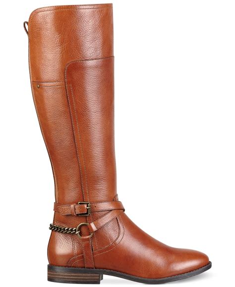 Lyst - Marc Fisher Alexis Tall Riding Boots in Brown