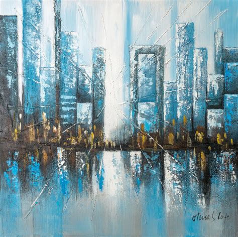 Abstract Cityscape Painting - Painting Photos