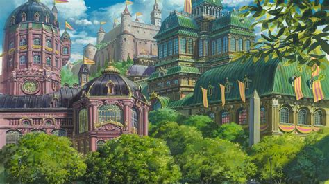 Wallpaper 4k Howl Moving Castle