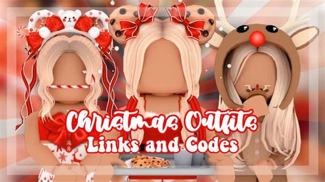 Aesthetic Roblox Christmas Outfits with *CODES AND LINKS* | Matching ...