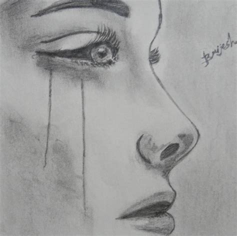 Depressed Girl Sketch at PaintingValley.com | Explore collection of Depressed Girl Sketch