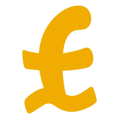 Pound Currency Symbol on Transparent Background 17178613 PNG