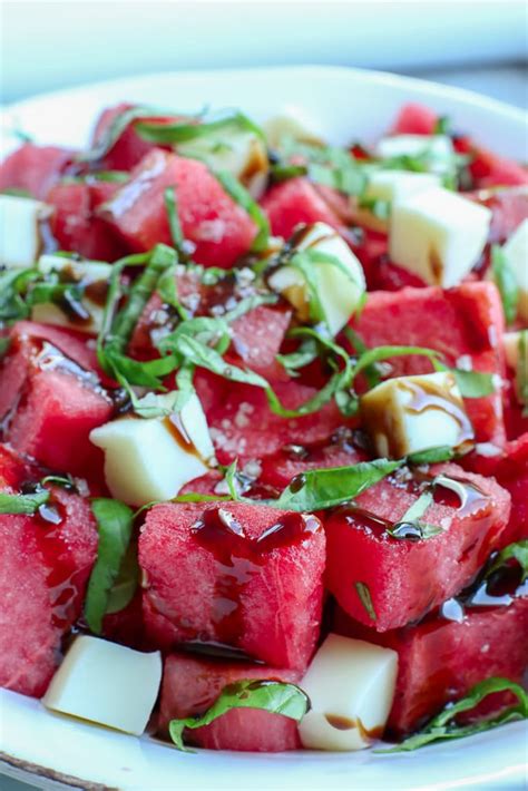 Watermelon Salad-Easy and Delicious - Happy Healthy Mama