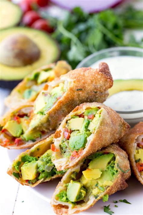 Avocado Egg Rolls - Easy Peasy Meals