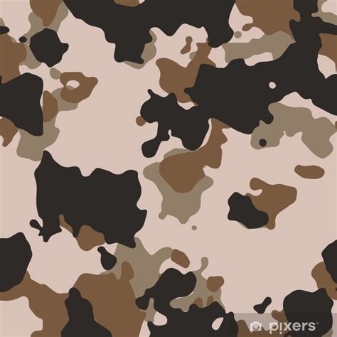 Sticker Seamless desert camo vector - PIXERS.US