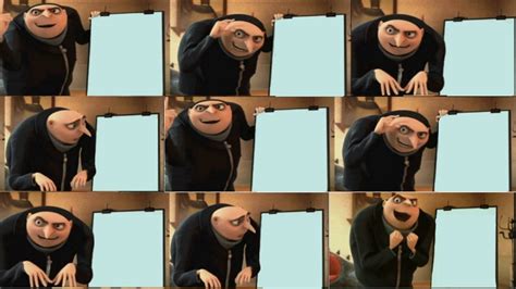 Gru Plan Meme Template