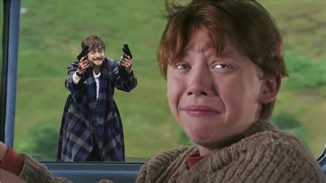 Harry Potter, Guns, Ron Weasly. Blank Template - Imgflip