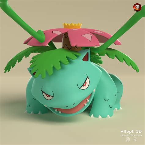 STL file Pokemon venusaur・3D printable model to download・Cults