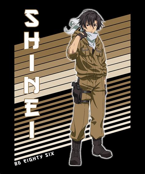 86 Eighty Six Shinei Nouzen Shin Character Drawing by DNT Prints - Pixels