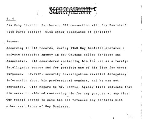 "JFK: Destiny Betrayed" Misleads on David Ferrie and the CIA