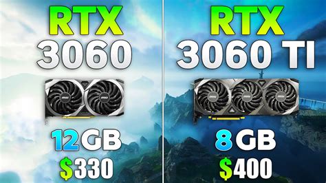 RTX 3060 vs RTX 3060 Ti - Test in 10 Games