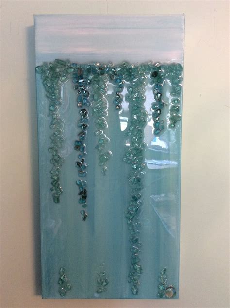 Broken Glass Art, Shattered Glass, Sea Glass Art, Glass Wall Art, Hanging Wall Art, Mosaic Glass ...