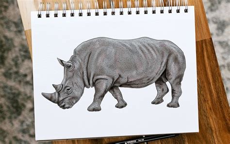 Rhino Drawing Outline