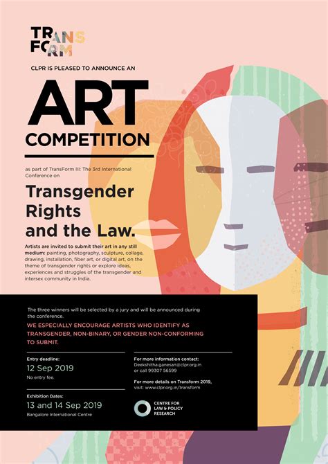 Art Competition | Transform 2019 | Submissions Closed - Centre for Law & Policy Research