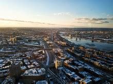 Boston Skyline In Winter Free Stock Photo - Public Domain Pictures