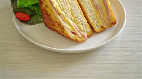 homemade ham cheese sandwich 3590702 Stock Video at Vecteezy