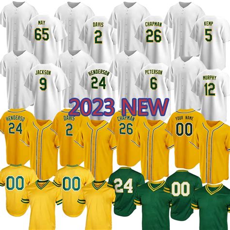 2023 New Baseball Jerseys Man 25 Brent Rooker 49 Ryan Noda 1 Esteury Ruiz Ken Waldichuk Zach ...