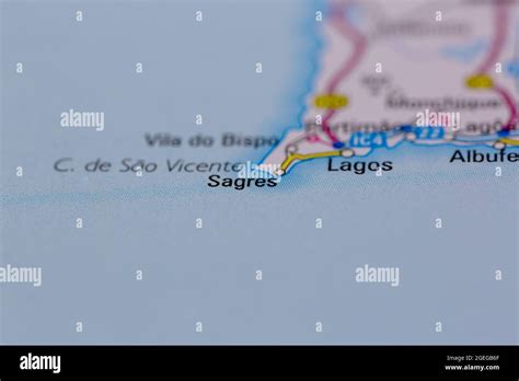 Map of sagres portugal hi-res stock photography and images - Alamy