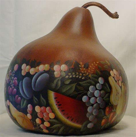 Decorative gourds Hand Painted Gourds, Decorative Gourds, Thanksgiving Gourds, Unique Office ...