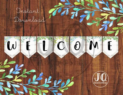 Welcome Sign Printable