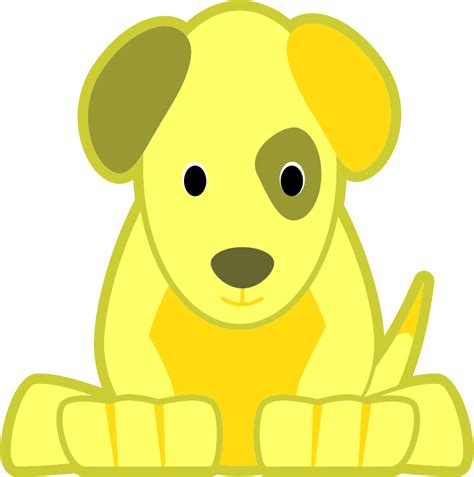 Yellow Dog - Openclipart