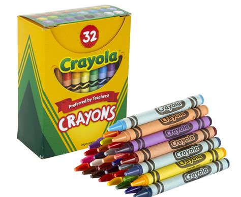 Buy Crayola Crayons, Colors may vary, Art Tools for Kids, 32 Count ...