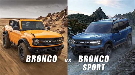 Ford Bronco vs. Bronco Sport: Which is Better?