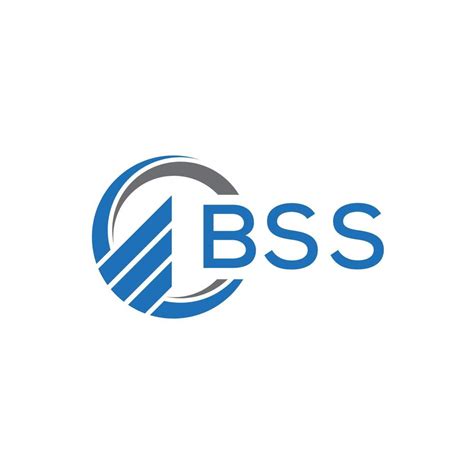 BSS Flat accounting logo design on white background. BSS creative initials Growth graph letter ...