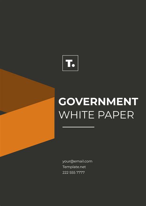 Government White Paper Template - Edit Online & Download Example | Template.net