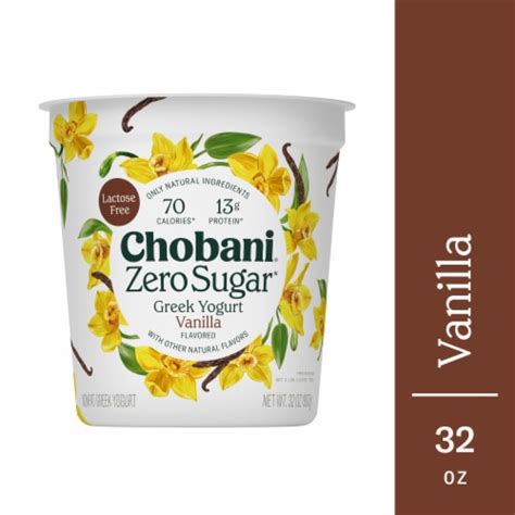 Chobani® Zero Sugar Vanilla Yogurt Tub, 32 oz - Fry’s Food Stores