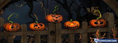 Halloween Scary Pumpkins Holidays And Celebrations Facebook Cover Maker ...