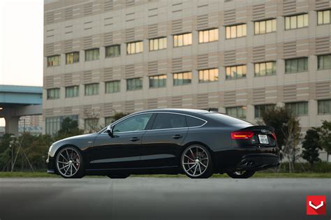 Sleek Gloss Black Audi S5 Featuring Upgrades — CARiD.com Gallery