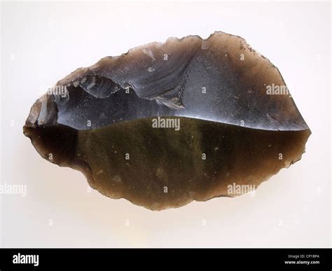 Flint knapping hi-res stock photography and images - Alamy