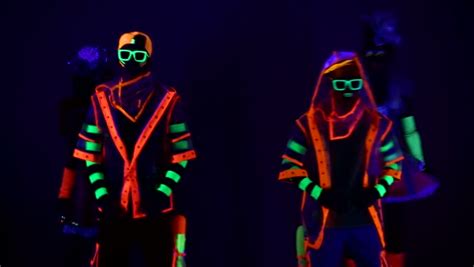 Dance Group In Neon Costumes Stock Footage Video 16888258 - Shutterstock