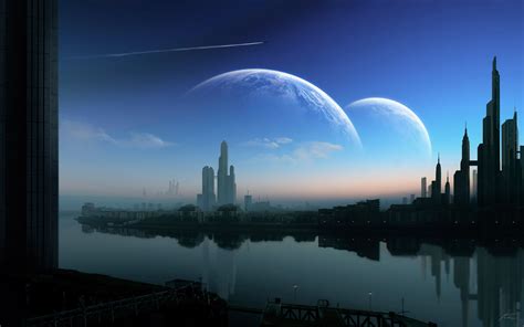 Yahoo Image Search | Sci fi wallpaper, Planets in the sky, Sci fi city