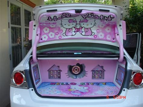 Hello Kitty Car Inside