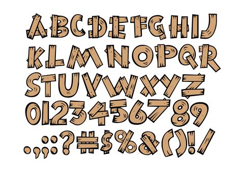 WOOD ALPHABET SVG, Plank Alphabet Svg, Wood Font Letters and Numbers, Plank Font Letters and ...