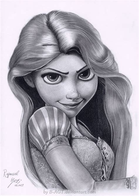 Rapunzel 3 Disney Tangled by B-AGT on deviantART | Rapunzel drawing, Disney art, Disney princess ...