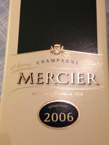 Mercier Champagne Vendange 2006 | Wine Info