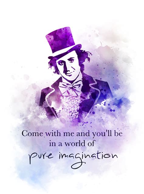 Willy Wonka Quote ART PRINT Roald Dahl, Nursery, Gift, Wall Art, Home Decor - My Subject Art